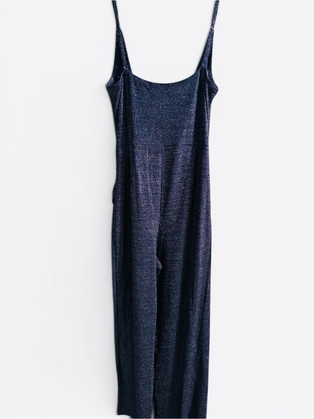 VENUS Blue Sparkle Wrap Jumpsuit - Picture 6 of 10